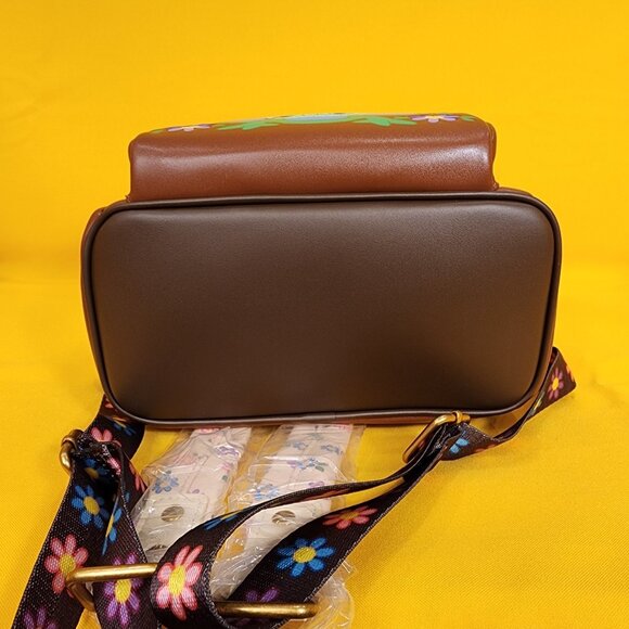 Loungefly Disney Princess Tangled Pascal Flower Face Daisy Mini Backpack NEW - Picture 8 of 10